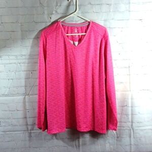 Reel Legend Womans Pink Long Sleeve Boating Top 1XL  New